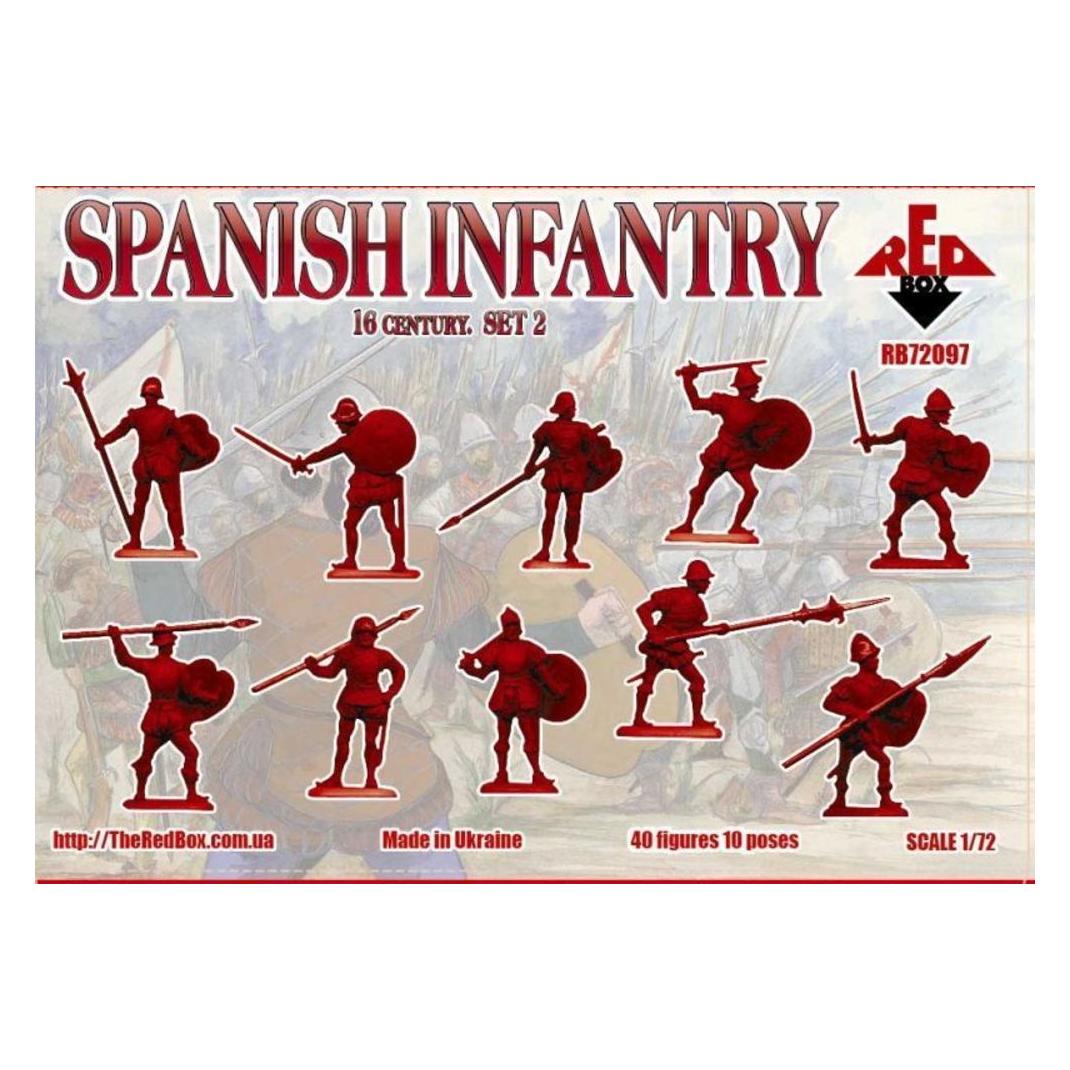 Red Box Spanish infantry, 16th century, set 2 (RB72097)