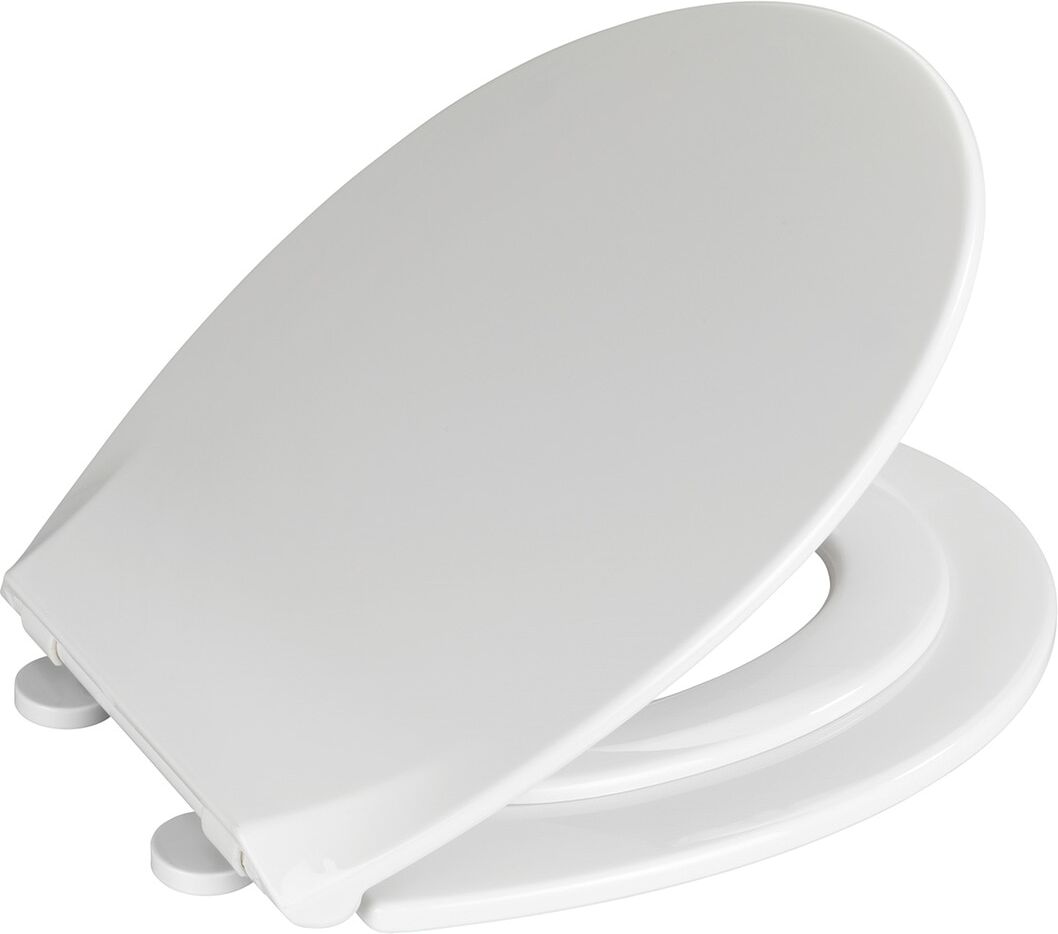 Wenko Tapa WC 2 en 1 Syros Family. Blanco