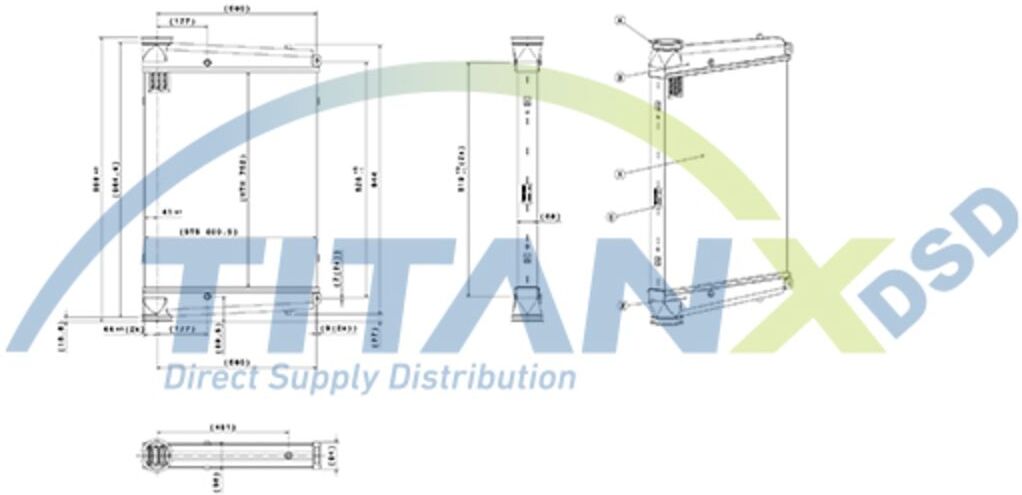 Ladeluftkühler TITANX IX609006