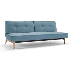 INNOVATION LIVING Schlafsofa Splitback Eik Eiche Stoff Light Blue