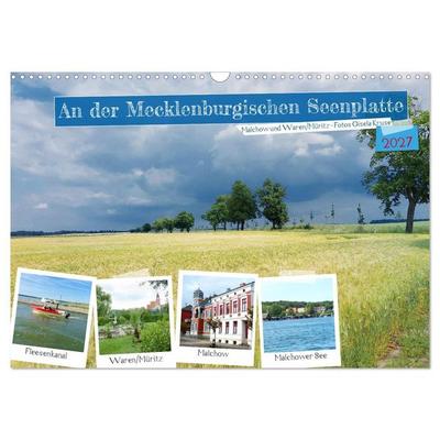 An der Mecklenburgischen Seenplatte Malchow und Waren/Müritz (Wandkalender 2027 DIN A3 quer), CALVENDO Monatskalender