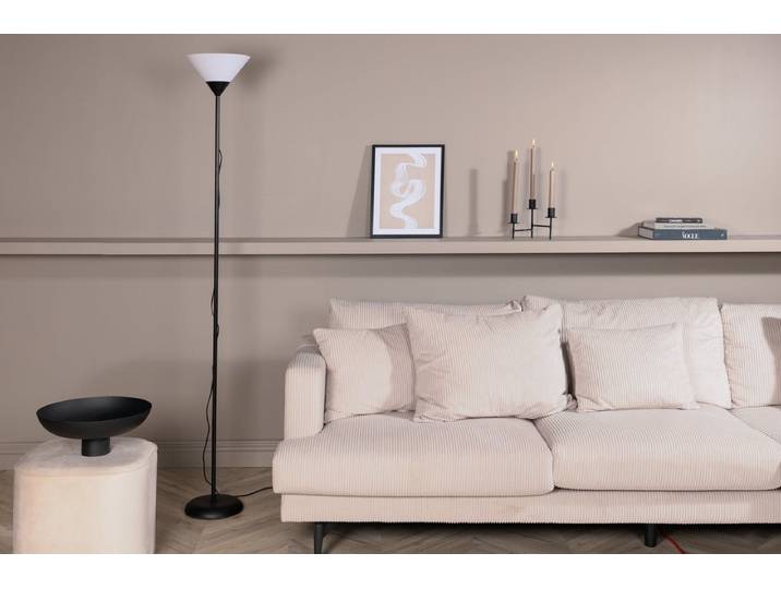 Stehlampe „Salzburg“ – moderne Eleganz, welche sich in jeden Raum fügt - Schwarz - Luxusbetten24