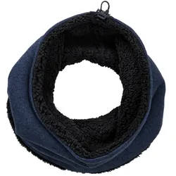 Tchibo - Strickfleece-Schlauchschal - dunkelblau