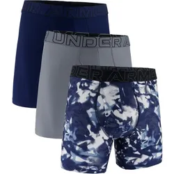 3er Pack UNDER ARMOUR Performance Tech Novelty 6" Boxershorts Herren 410 - academy S