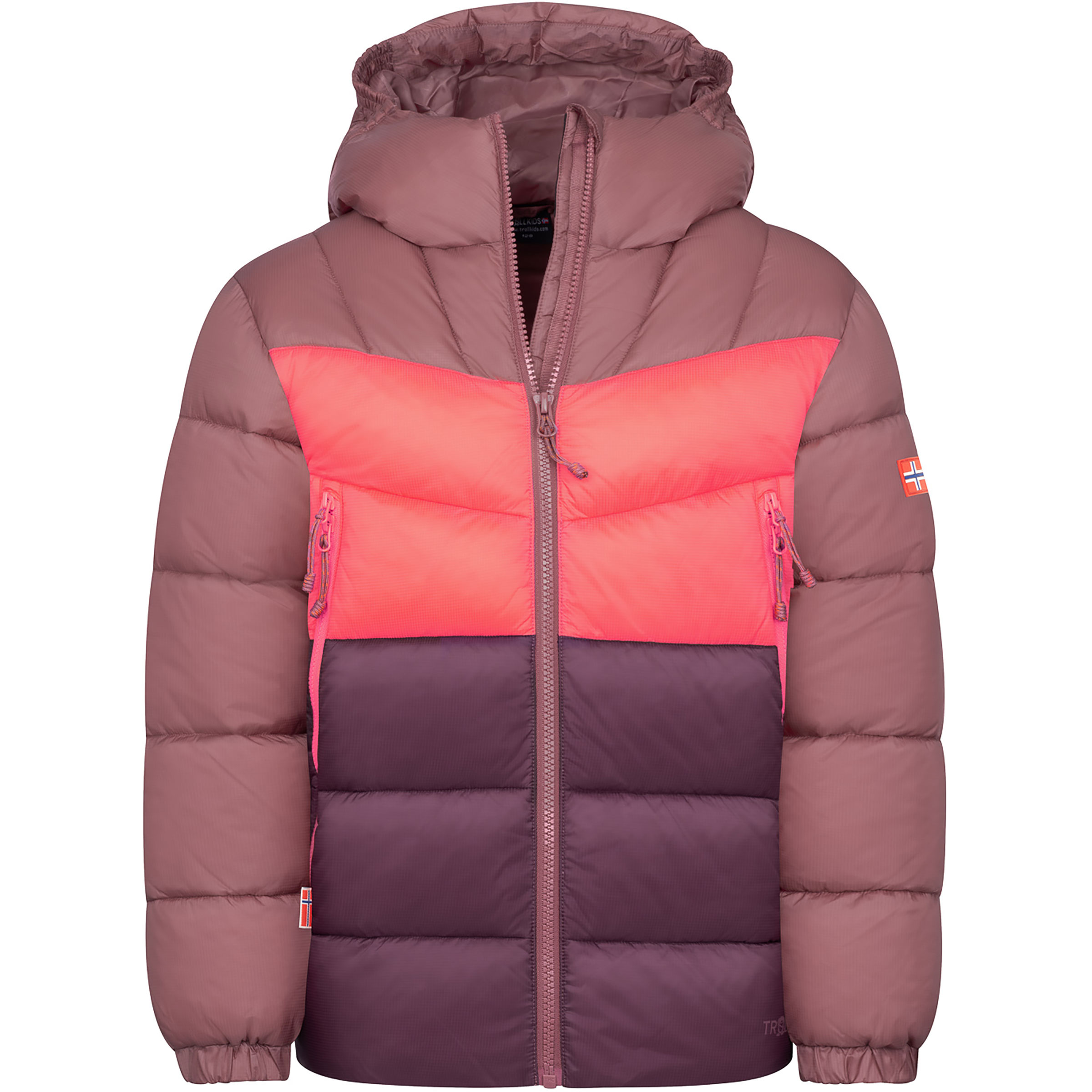 Trollkids Kirkenes Kinder Isolationsjacke rosa Größe 116 Lifestyle Schnell trocknend