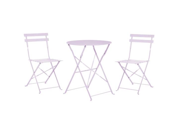 BALKONSET 2-Sitzer violett zusammenklappbar Fiori