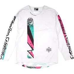 Troy Lee Designs Full Pull Sprint Kids Fahrrad Jersey YXL