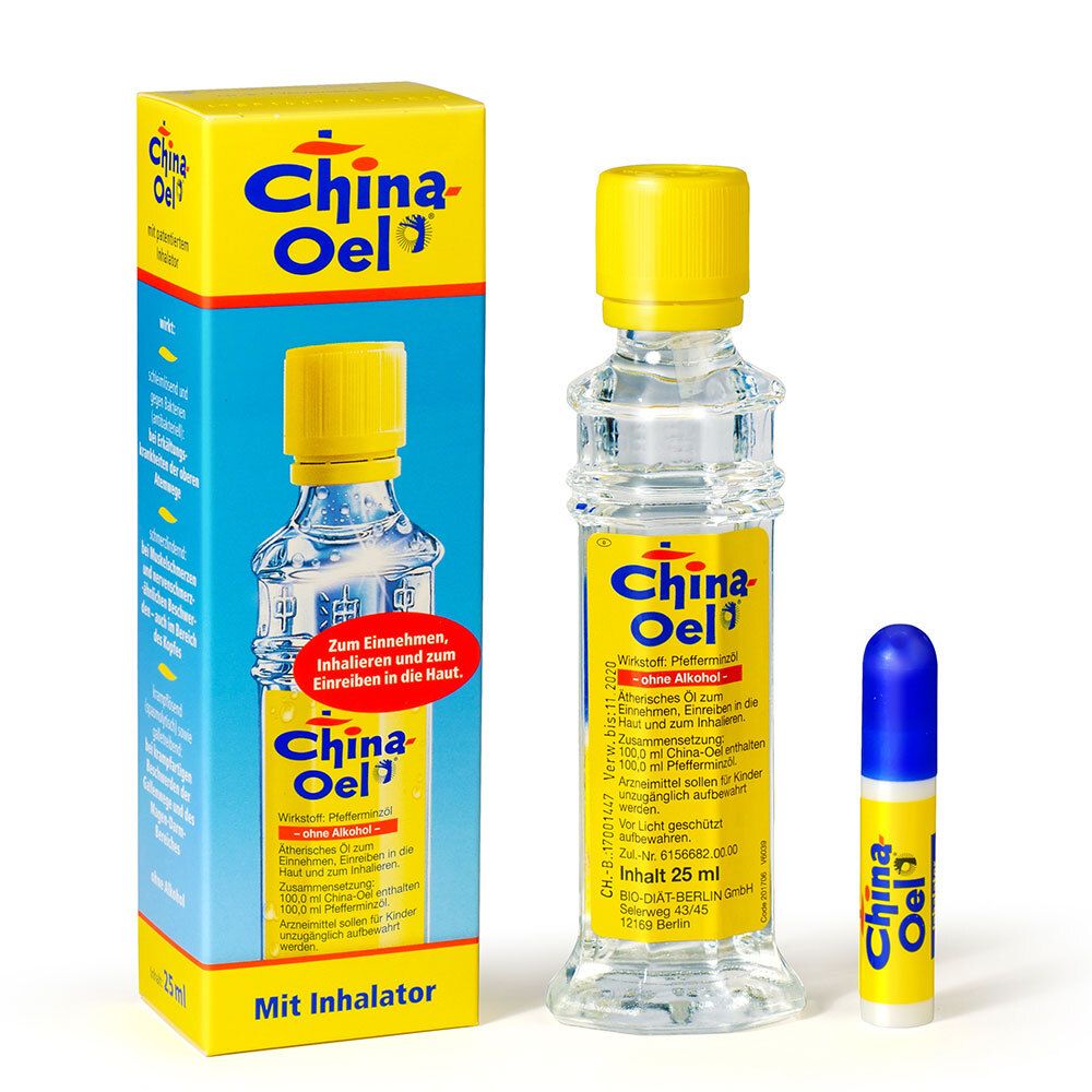 China ÖL mit Inhalator 25 ml Ätherisches Öl