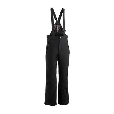 Skihose MAIER SPORTS "Maxi slim", Kinder, Gr. 152, Normalgrößen, schwarz, 100% Polyester, Hosen Skihose, Mitwachsend, warm, wasserdicht, schmaler Schnitt