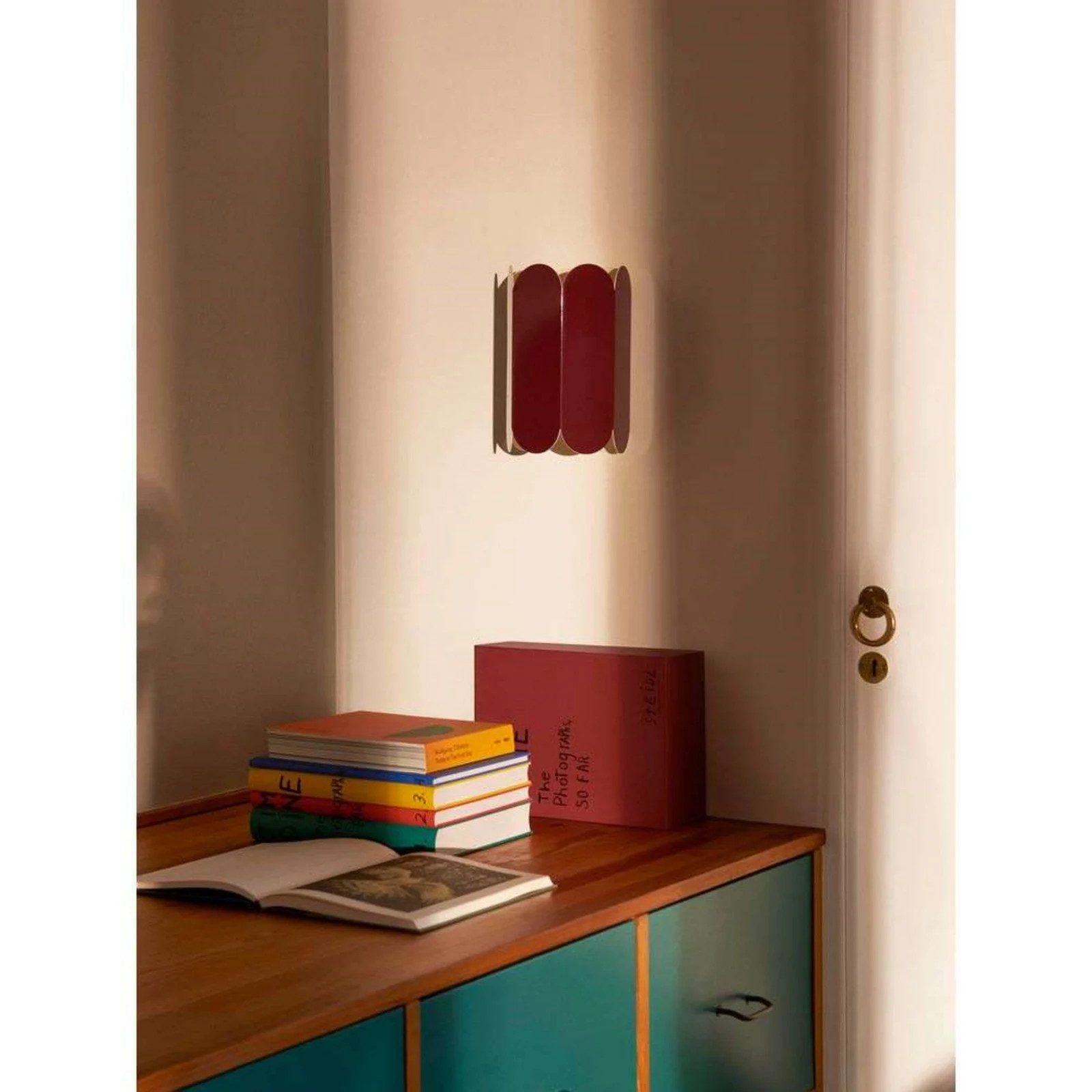 HAY Arcs Sconce Wandlamp Rood Metaal