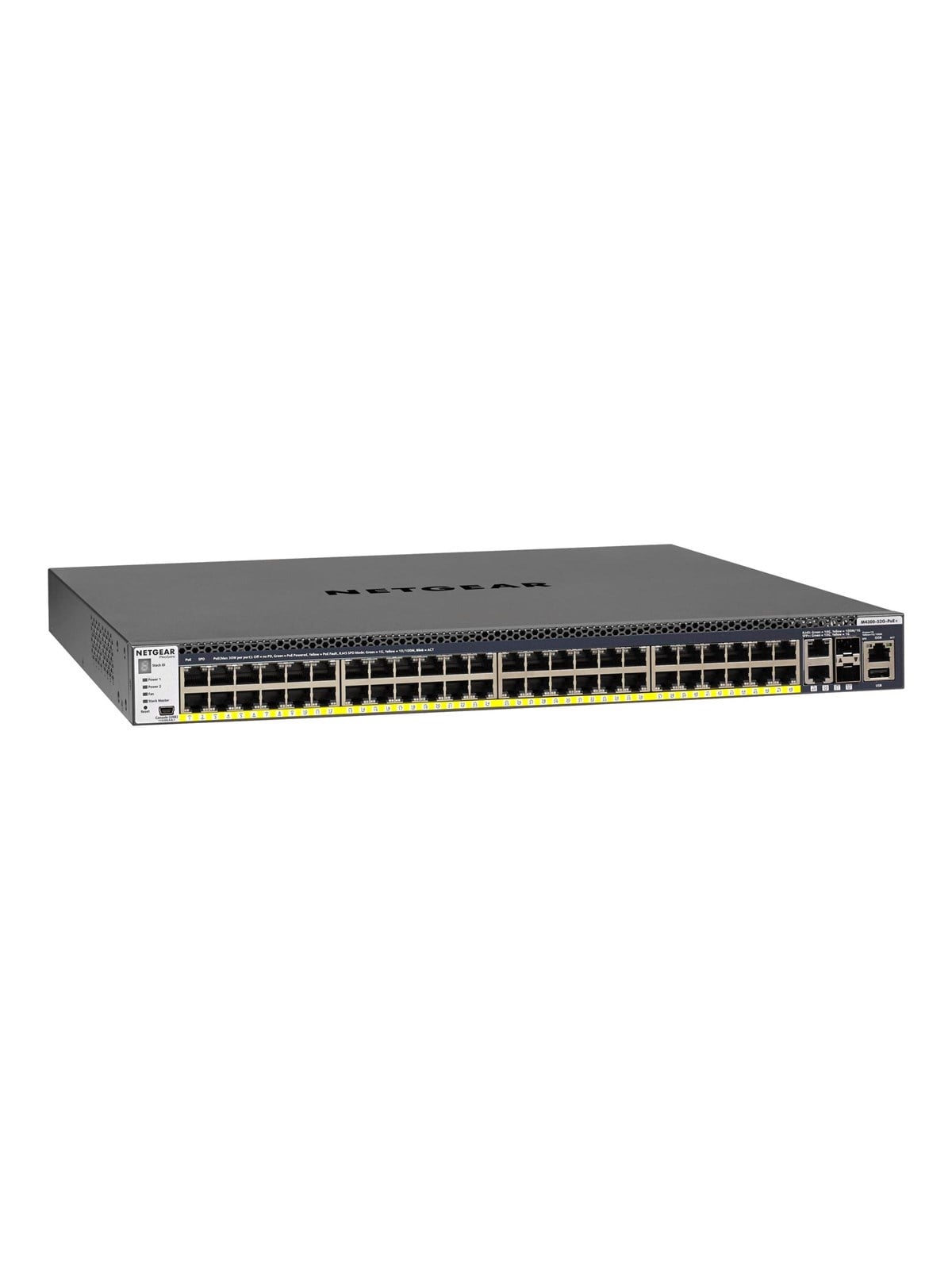 Netgear M4300-52G-PoE+ (GSM4352PA) 48x1G PoE+ 480W 2x10G 2xSFP+ Managed Switch
