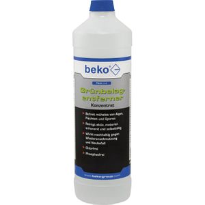 Beko Grünbelagentferner 299 12 1000, TecLine, Konzentrat bis 50 m², für Stein- und Holzflächen, 1 Liter