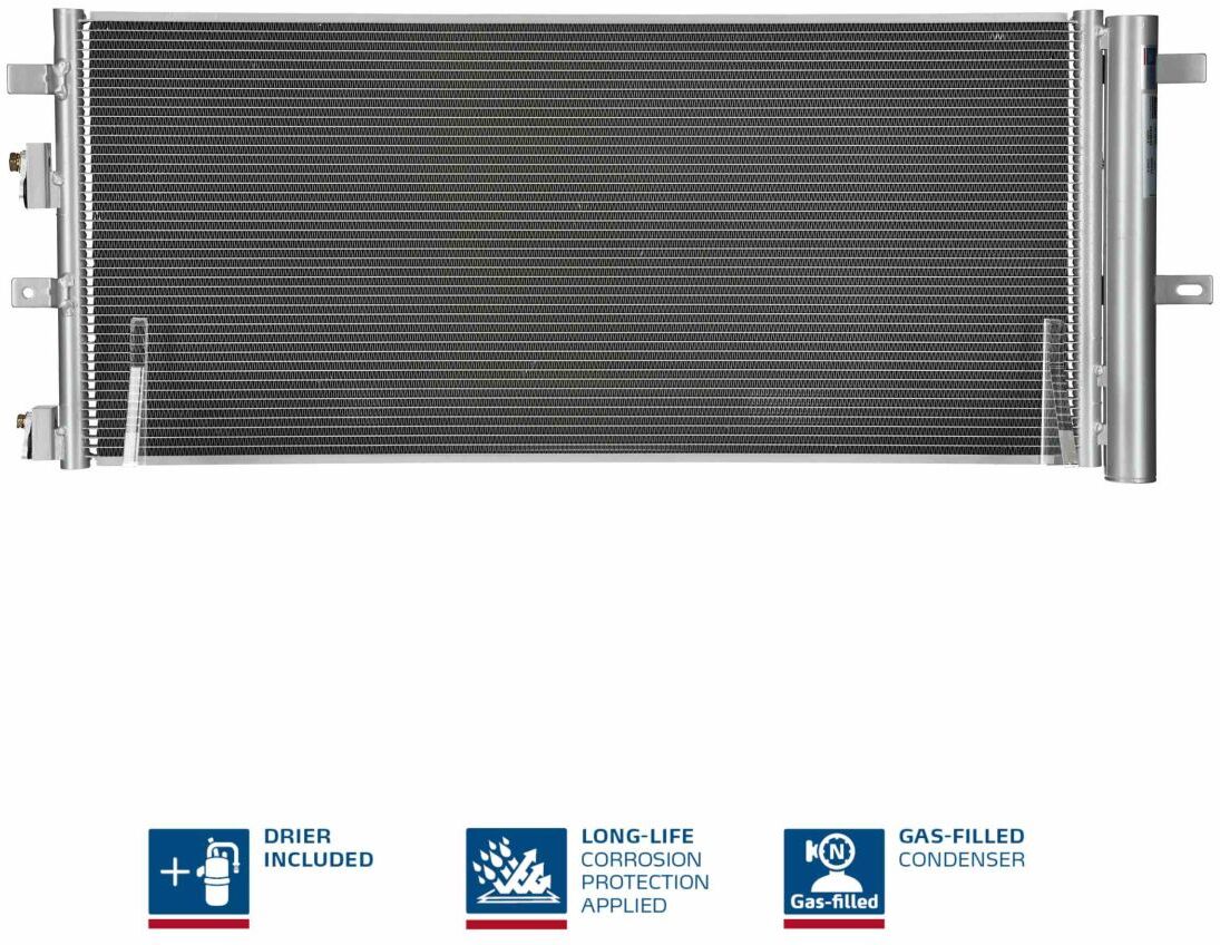 Kondensator, Klimaanlage NISSENS 940626