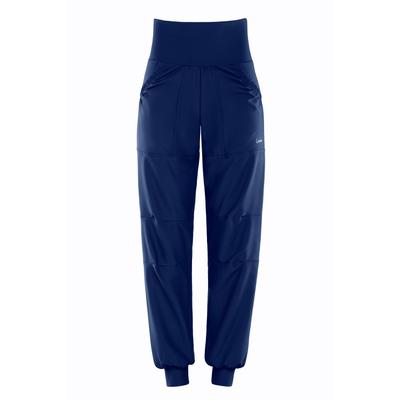 Sporthose WINSHAPE "Functional Comfort Leisure Time Trousers LEI101C", Damen, Gr. XXL, Normalgrößen, blau (dunkelblau), 85% Polyester, 15% Elasthan, Hosen Sporthose, High Waist