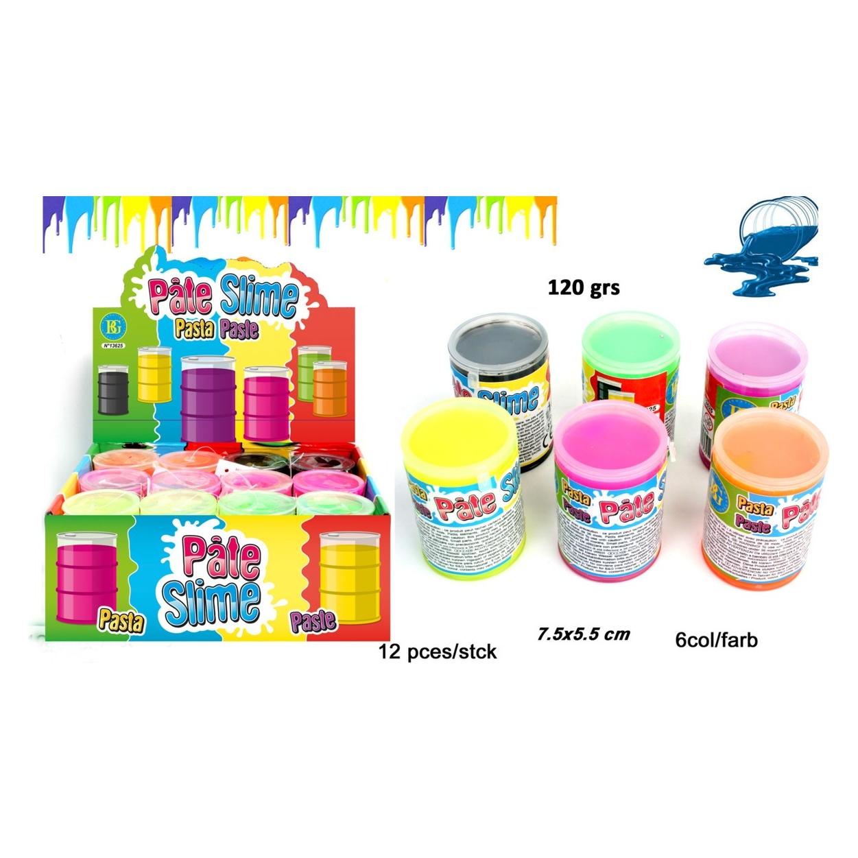 Magni Slime Paste bunt 120g 6 Farben (36213715)