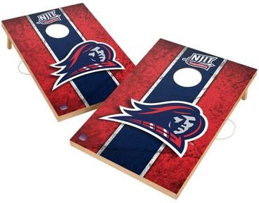 Skip's Garage Vintage New Jersey Institute of Technology Highlanders Regulation 2x4 Cornhole Set