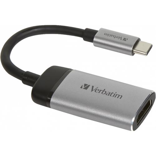 Verbatim USB-C Hub, 1x HDMI 4K Slimline, inkl. USB-C Kabel, Retail-Blister
