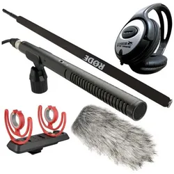 RØDE NTG-2 - Deadcat - SM3R - Boompole und Kopfhörer, Mikrofon