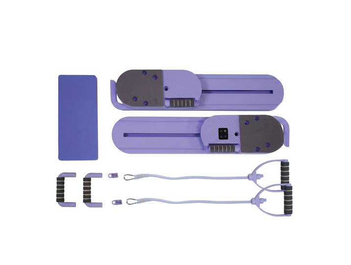 Pilates Board klappbar mit Display lila