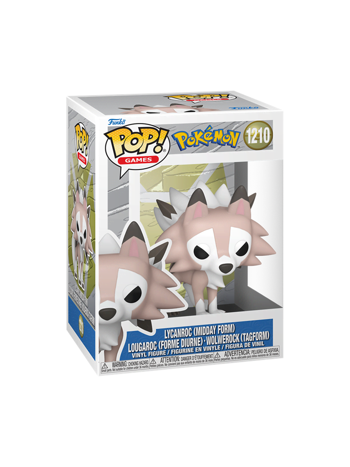 Funko! - Funko POP Vinyl Pokemon Lycanroc Midday