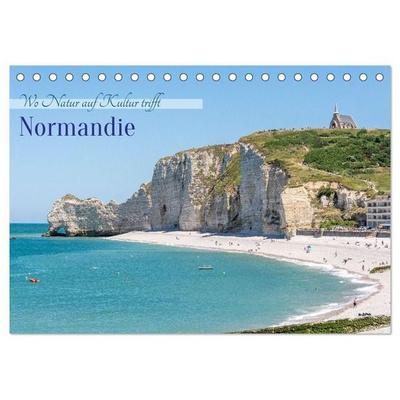 Normandie – Wo Natur auf Kultur trifft (Tischkalender 2027 DIN A5 quer), CALVENDO Monatskalender