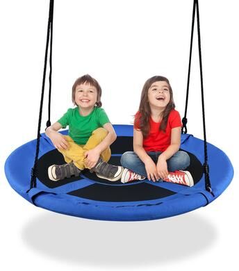 "40"" Waterproof Saucer Tree Swing Set Kids Christmas Gift"