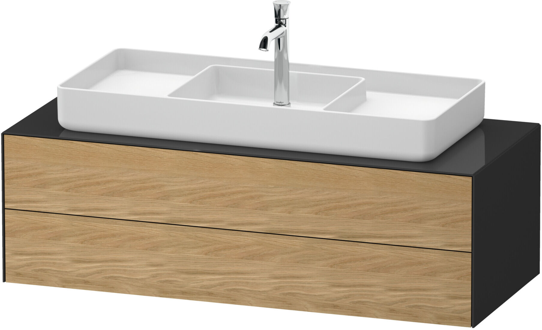 Duravit Waschtischunterschrank White Tulip 130x55cm, B m, E N gra g, k Ein/m Be (WT4987MH5H10010)