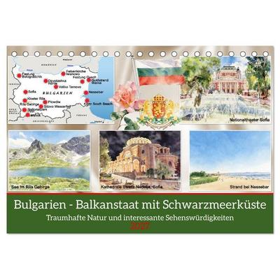 Bulgarien - Balkanstaat mit Schwarzmeerküste (Tischkalender 2027 DIN A5 quer), CALVENDO Monatskalender