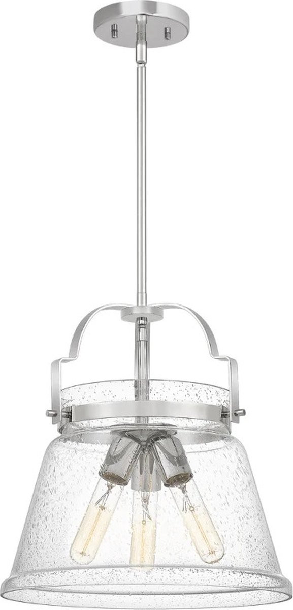 Quoizel Wimberley Dome Hanglamp - Gepolijst Chroom