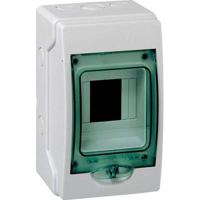 Schneider Electric 13441 13441 Kleinverteiler Oberflächenmontage Anzahl Teilungen = 4 Anzahl Reihen = 1 Inhalt 1 St.