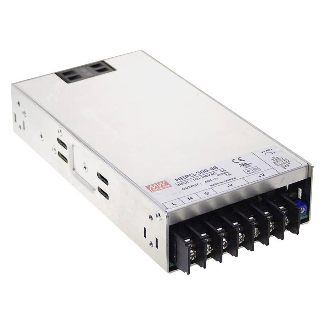 MeanWell MEAN WELL HRPG-300-24, 300 W, 90 - 305 V, Aktiv, ITE EN/UL/IEC 60950, Metallisch (336 W) (HRPG-300-24)