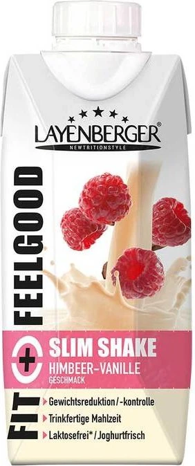 Layenberger Fit+Feelgood Slim Shake Himbeer-Vanil. 330 ml Flüssigkeit