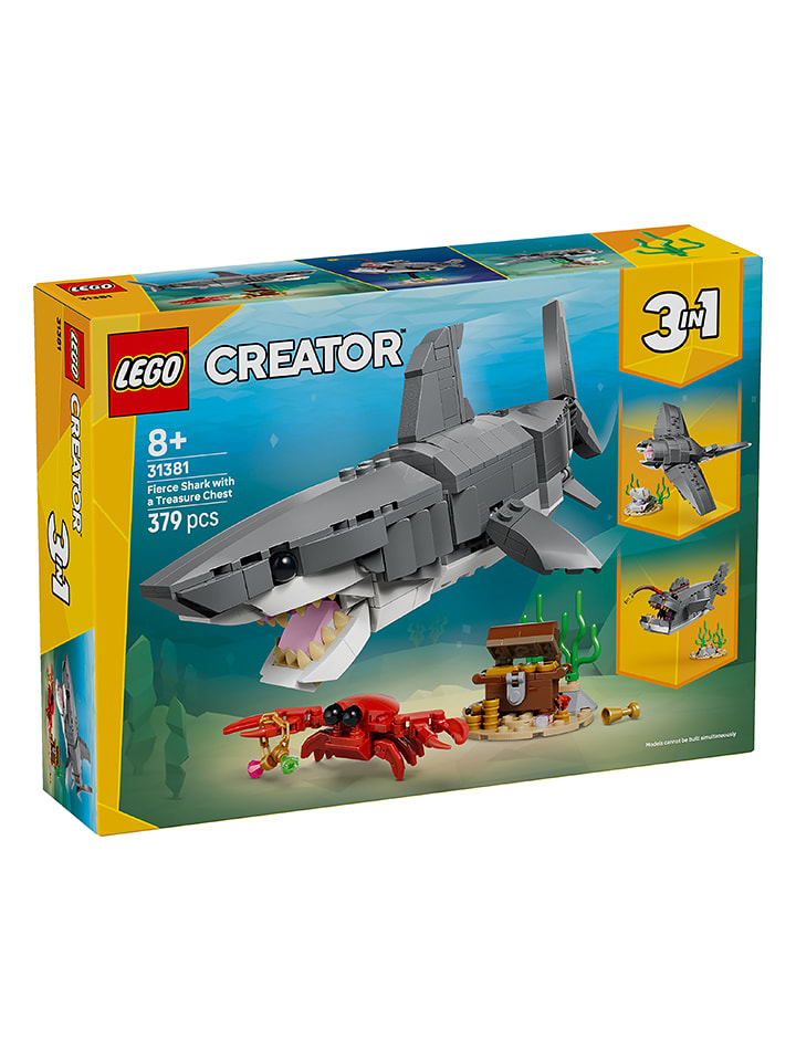 LEGO® Creator.: Wilder Hai mit Schatztruhe - ab 8 Jahren - onesize