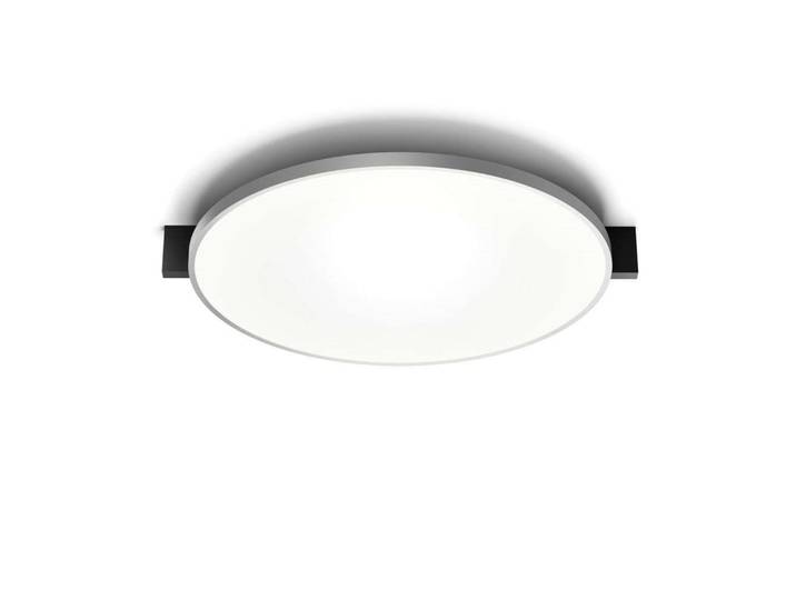 Inlay Round C3 Deckenlampe, schwarz/silber - Light-Point LIGHT-POINT Design by Studio F.A. Porsche - Schlafzimmer - Aluminium