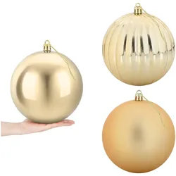 vidaXL, Christbaumschmuck, Weihnachtsbaumkugeln (3x)