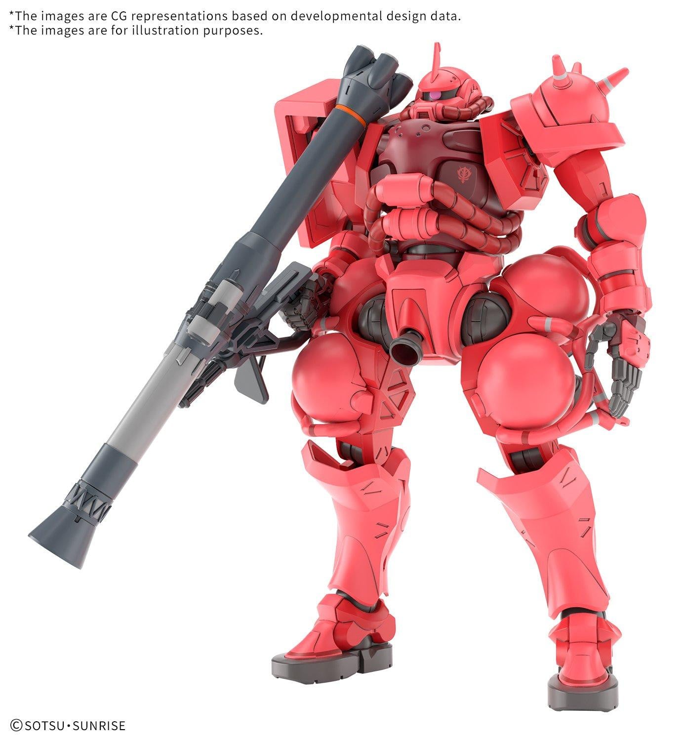 Bandai HG Char's Zaku 1/144 Bouwpakket