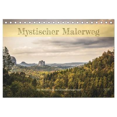 Mystischer Malerweg (Tischkalender 2027 DIN A5 quer), CALVENDO Monatskalender