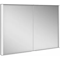 KEUCO ROYAL MATCH Spiegelschrank Wandeinbau, 2 Türen aus Kristall-Doppelspiegel, 1000mm, 12813171301