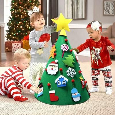 Playful Picks Velcro Christmas Tree For Toddlers   Perfect Holiday & Christmas Gift For Kids Velcro Christmas Tree For Toddlers   Perfect Holiday & Christmas Gift For Kids