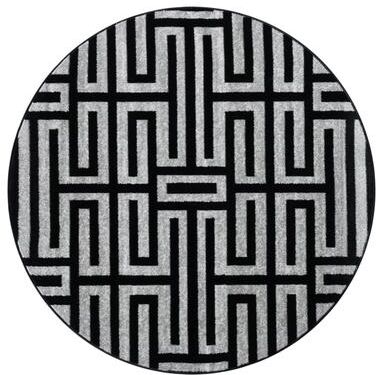 MDA Rugs Kimberly Collection Grey Abstract Geometric Area Rug
