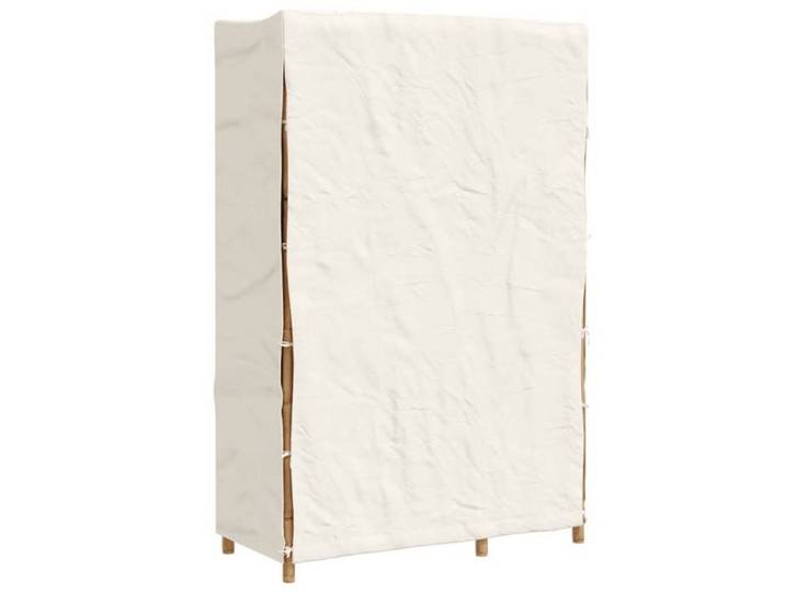 Moderne Garde-robe BURKE Armoire de chambre avec rangement 110x45x170 cm bambou AA2061