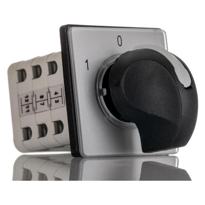 RS PRO Nockenschalter, 3-polig / 12A, 500V ac, 3-p (2657693)