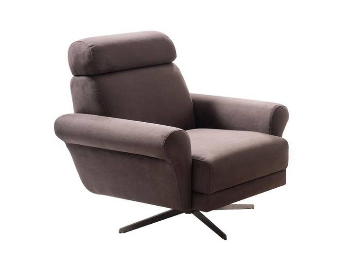 Xlmoebel Loungesessel XLMOEBEL Sessel braun, verstellbare Rückenlehne, modernes Design (1-St., Sessel, verstellbare Rückenlehne), Made in Europa