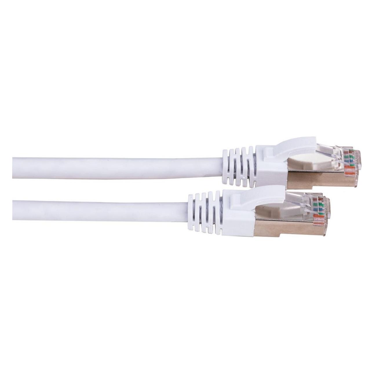 LinkIT Naetverkskabel Cat6a hvid 0,3m (S/FTP, CAT6a, 0.30 m) (APC-003MB-WH)