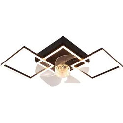 DECKENLEUCHTE mit Ventilator Telven 68/31/14 cm Deckenlampe