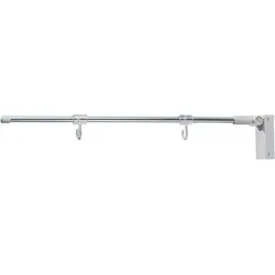 Bannerhalter, magnetisch, Aluminium, 400 mm, gerade Stange, ABS-Kunststoff, Aluminium, silber