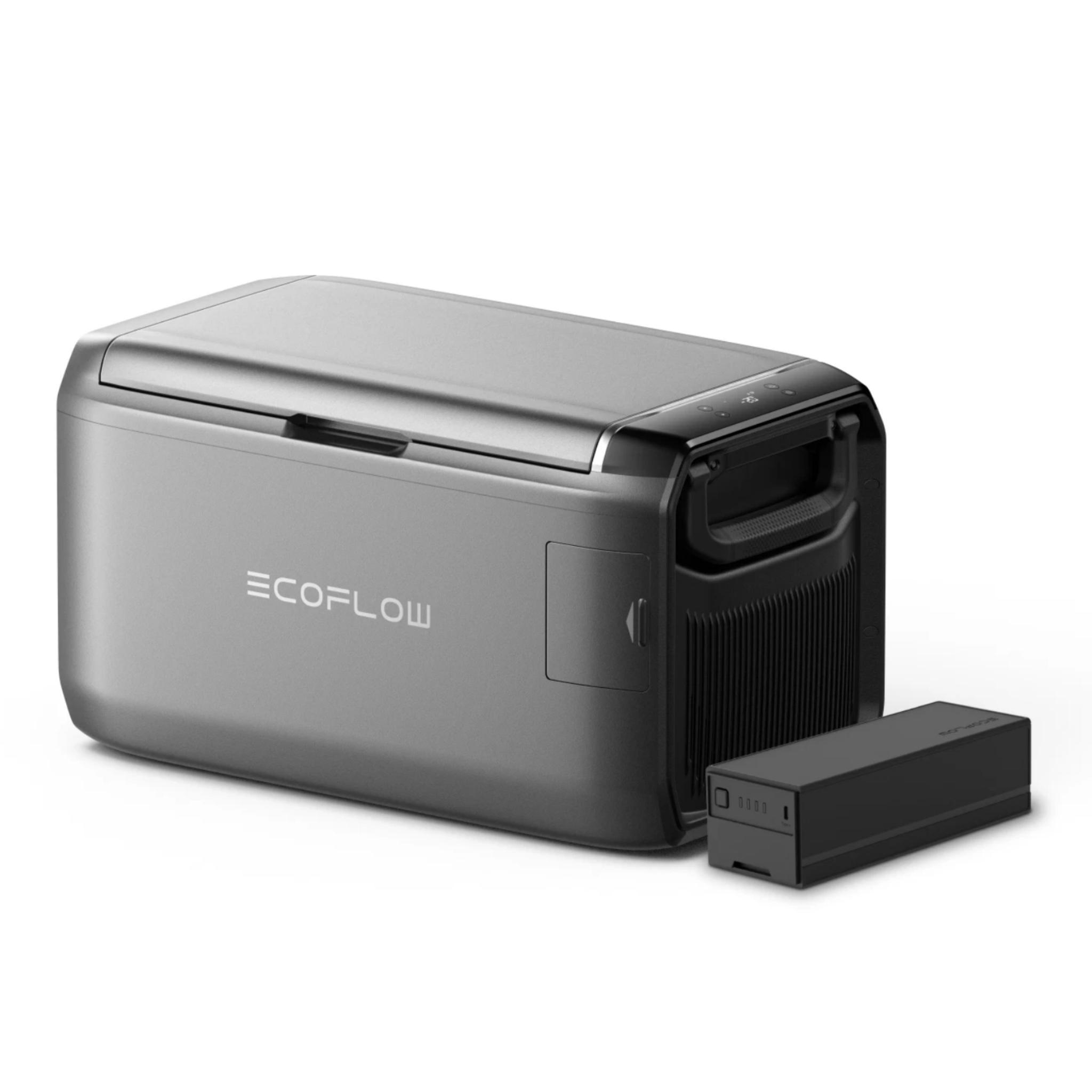 EcoFlow GLACIER Classic Tragbare Kühl- und Gefrierbox mit 45 L Fassungsvermögen +1 x Zusatzbatterie für Camping und Vanlife