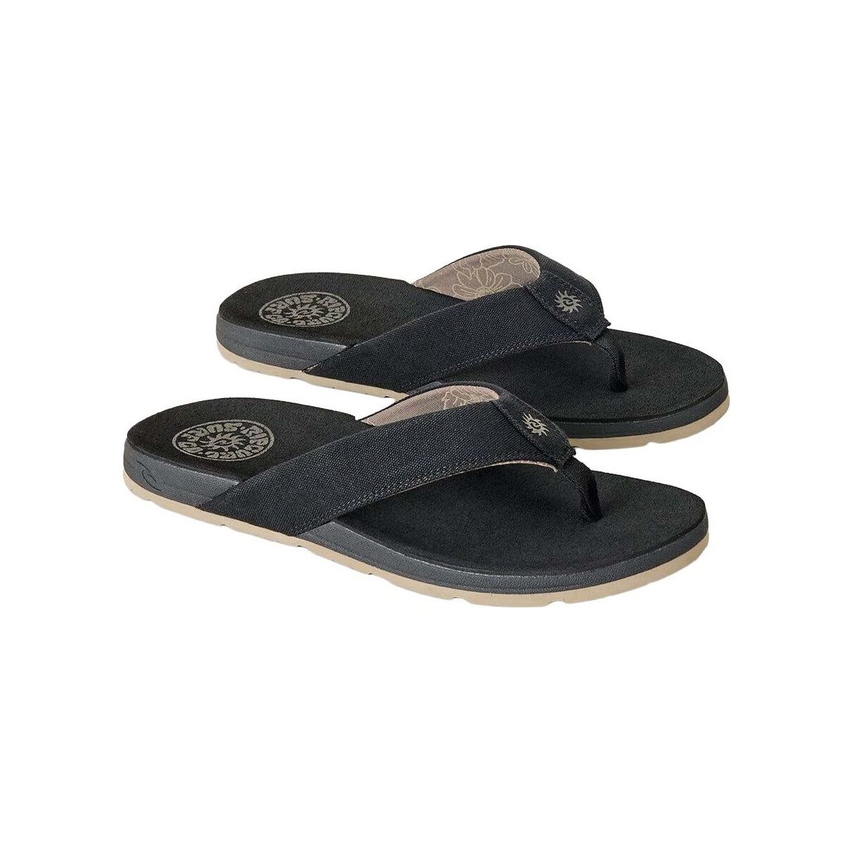 RipCurl Pacific Rinse Bloom Open TOE black/brown (8266) 41 1DBMOT-8266-41