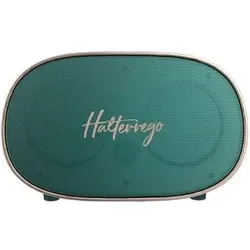 Halterrego Enceinte nomade Bluetooth Retro (Vert), Bluetooth Lautsprecher, Grün