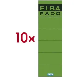 Elba Selbstklebende Rückenschilder »rado« 1004209 grün, 8 cm